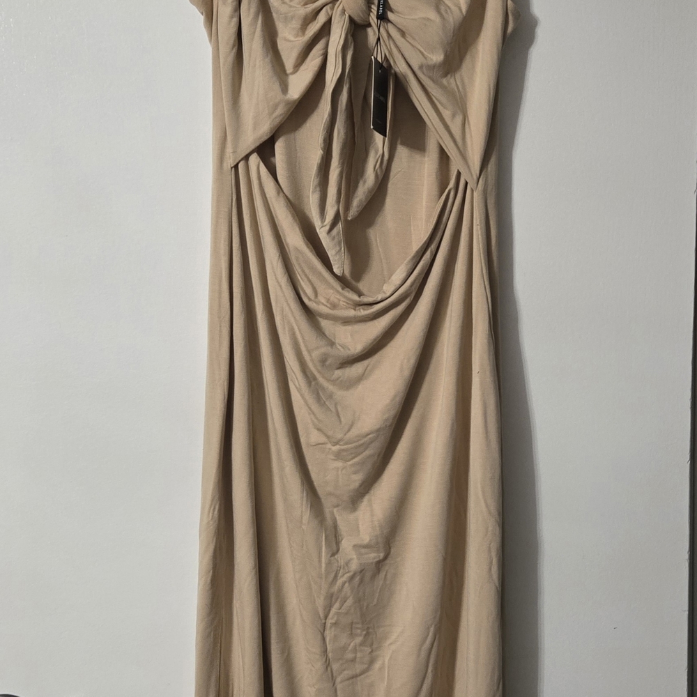 JLUXLABEL Tan Sundress